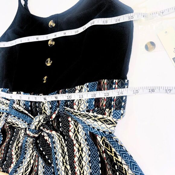 NWT-No Boundaries |Paperbag Waist Jumpsuit Medium (Junior's 7-9) - Picture 11 of 15